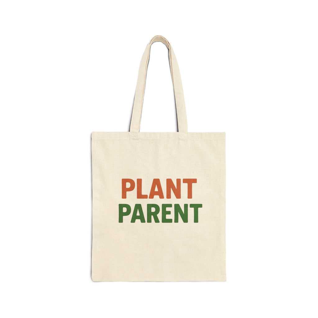 Plant Parent Cotton Canvas Tote Bag