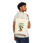Victimized by a Fiddle Leaf Canvas Tote Bag