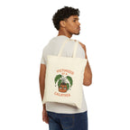 Victimized by a Calathea Canvas Tote Bag