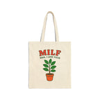MILF: Man, I Love Ficus Canvas Tote Bag