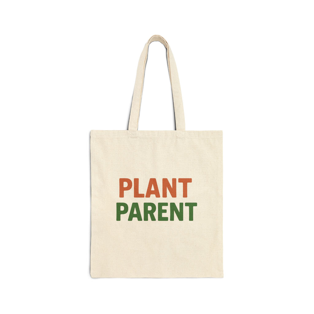 Plant Parent Cotton Canvas Tote Bag
