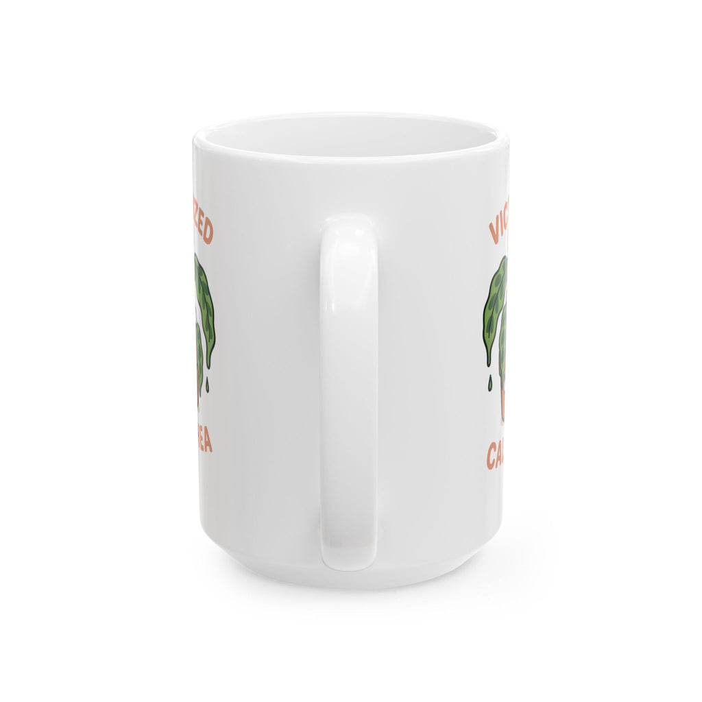 Victimized by a Calathea Ceramic Mug (15oz)