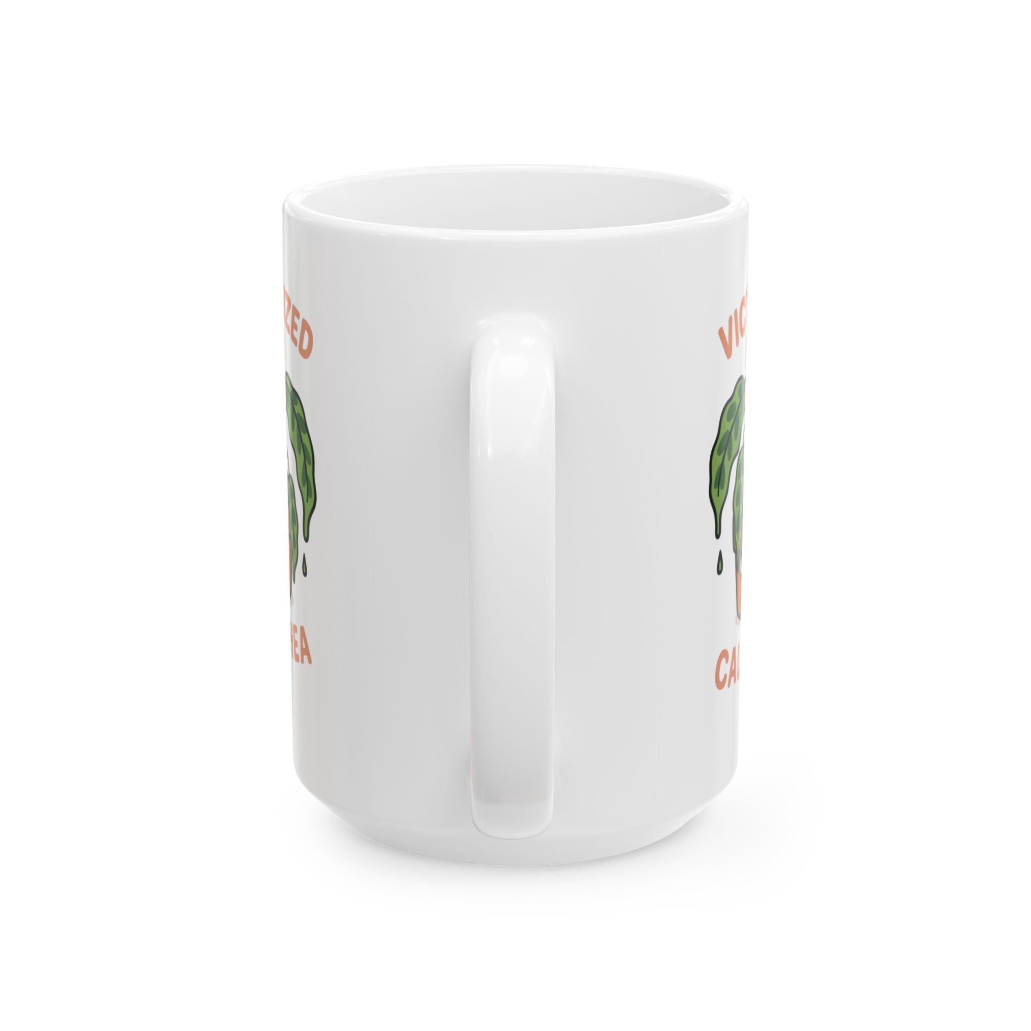 Victimized by a Calathea Ceramic Mug (15oz)