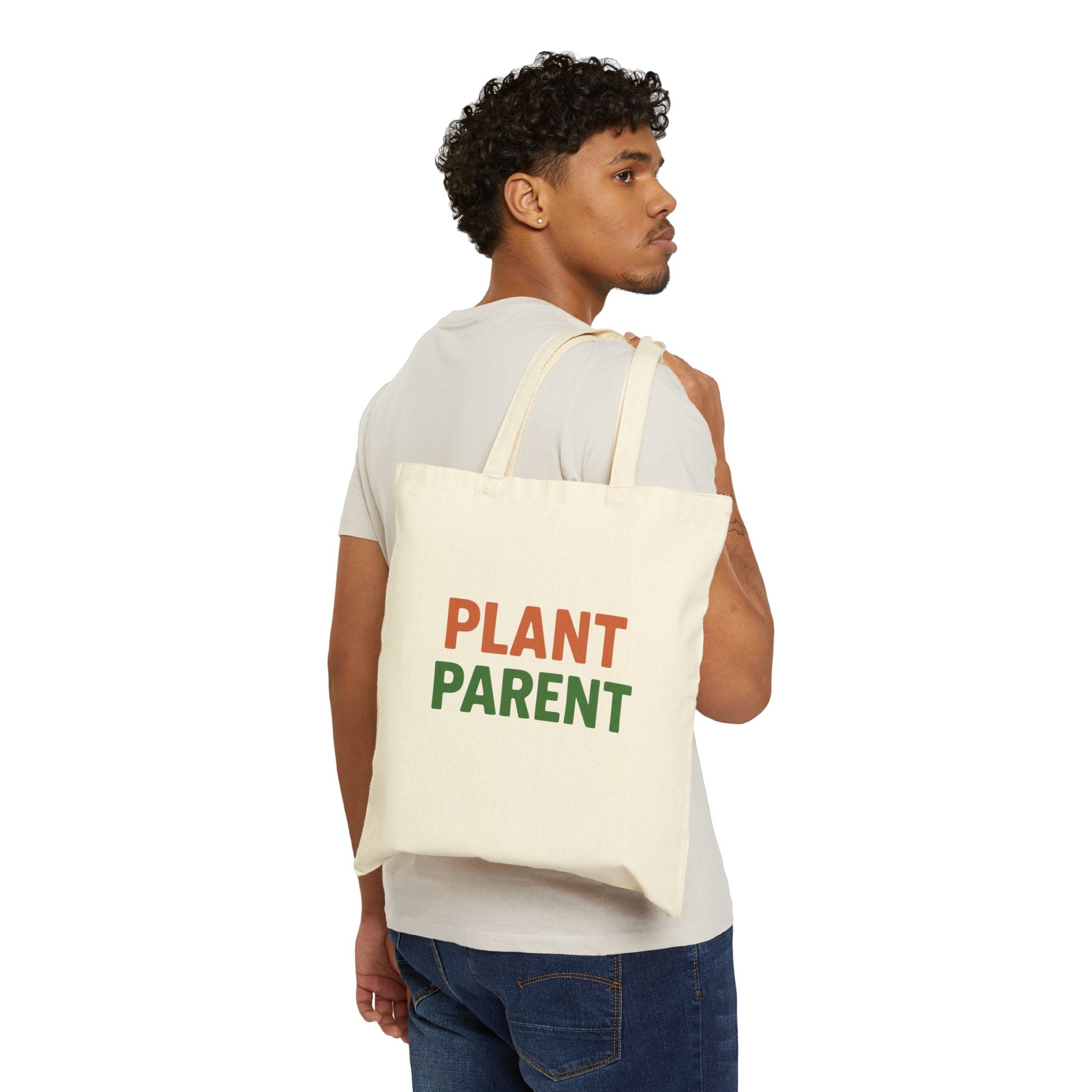 Plant Parent Cotton Canvas Tote Bag